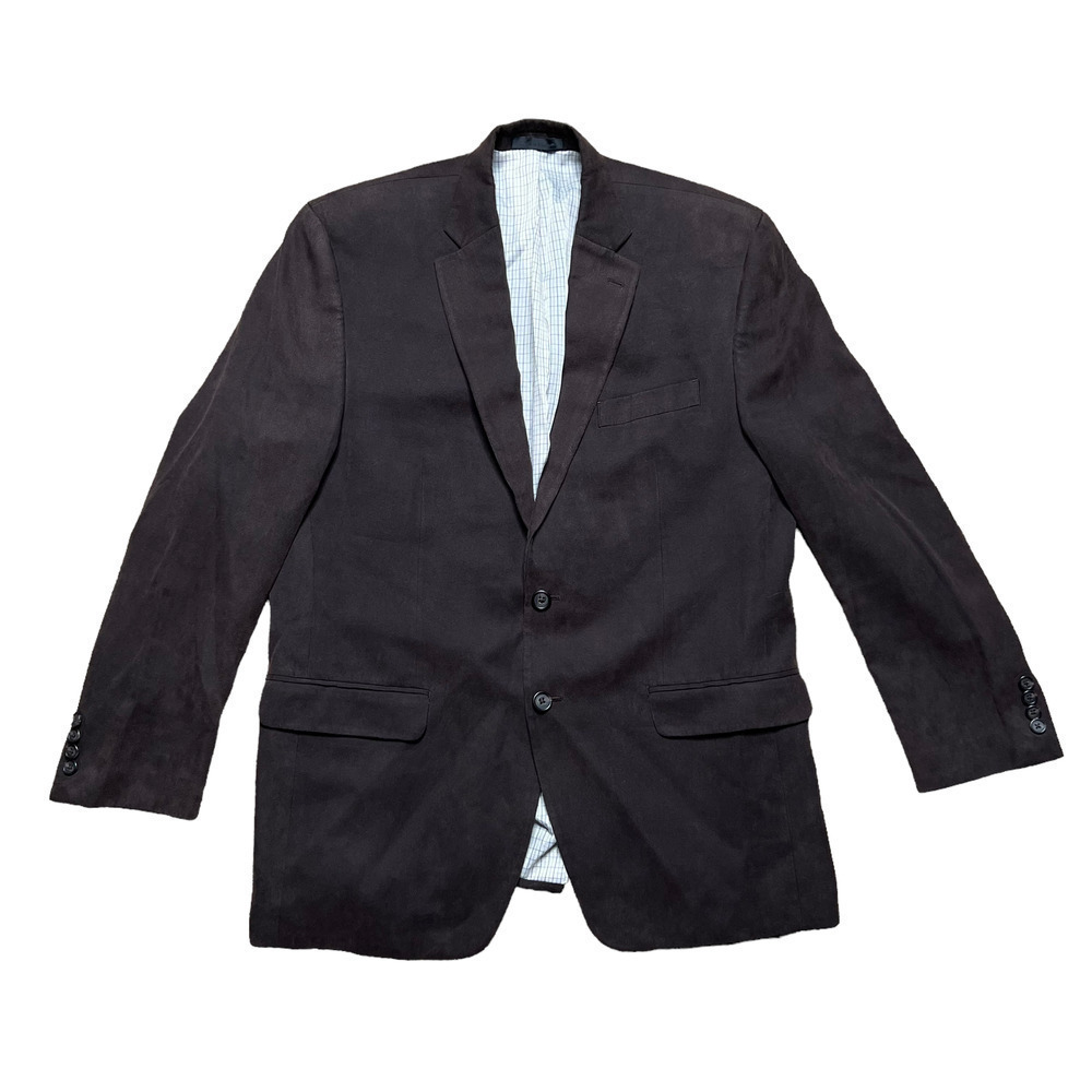 Ralph Lauren 2 Button Front Blazer Corduroy Fully Lined Brown Mens Size 42R
